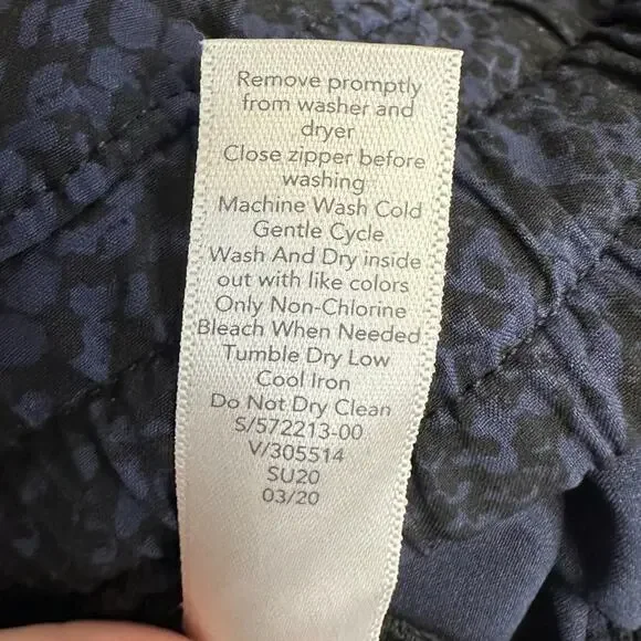 Athleta Brooklyn Jogger Blue Python Snake Print Women's 0 Workout Pockets Casual - Picture 8 of 9